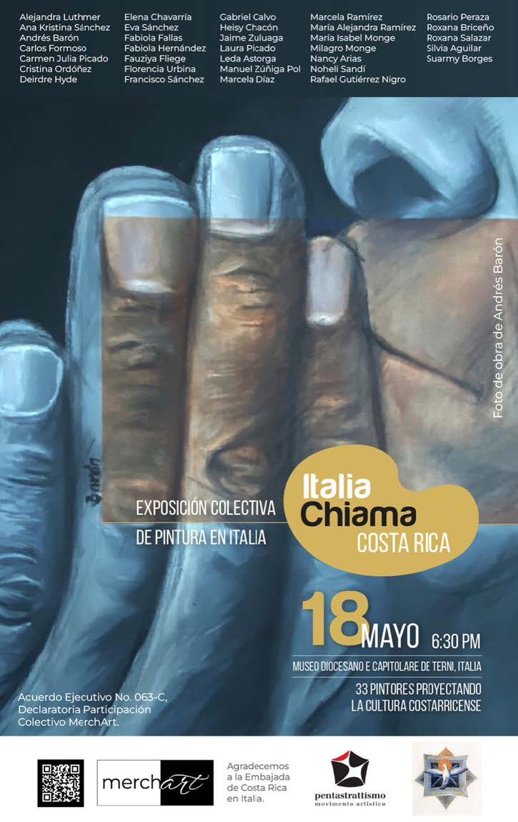 Exposición colectiva de pintura “Italia Chiama a Costa Rica” – Terni