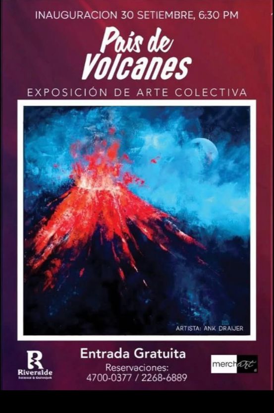 Exposición colectiva de arte / País de volcanes