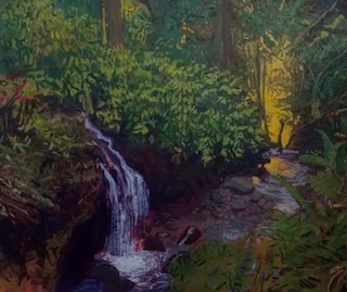 De la serie “Selva prufunda”.  Fluye hacia la luz.