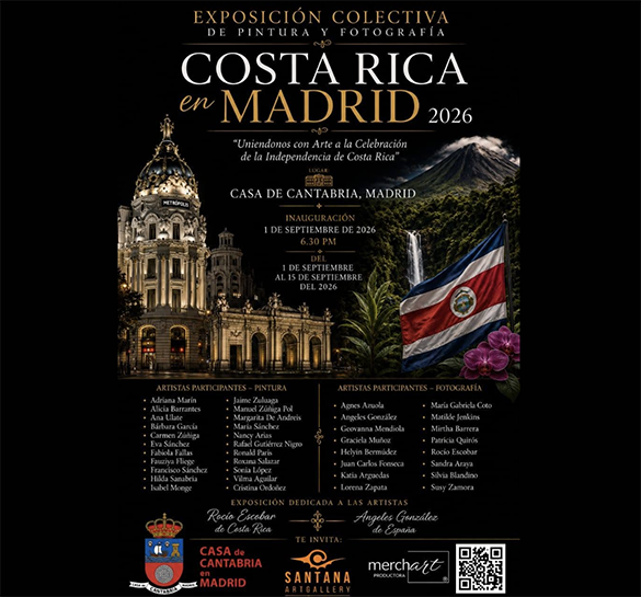 Exitosa exposici贸n de fot贸grafos y pintores (Costa Rica en Madrid)